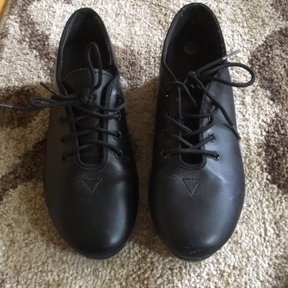 Black tap shoes